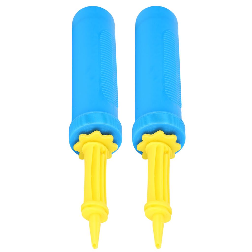 2 ks Vzduchové míčové pumpy 2cestná plastová přenosná ruční hustilka pro nafukovací zařízení