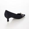 [Evol] Lightweight, Cushioned Ribbon Suede 5cm Pumps
