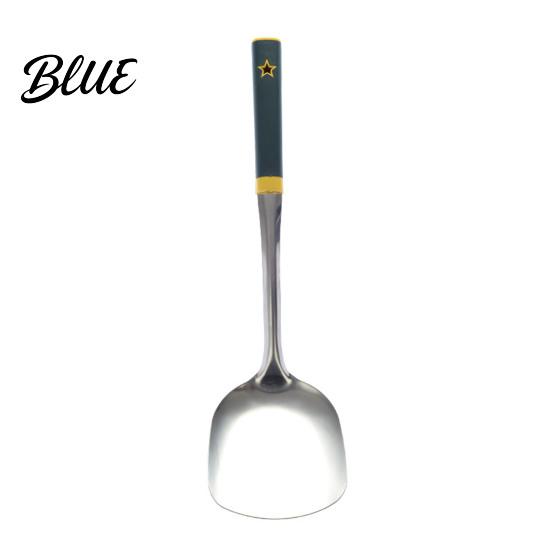 Durable Slotted Colander Spoon Stainless Steel Kitchen Utensil Spatula Ladle Turner Rice Spoon Cooking Tools for Home Heat-Resistant Soup