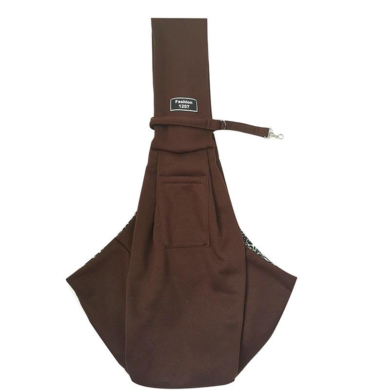Foldable Cat & Dog Crossbody Backpack - Large Capacity, Portable & Single Shoulder Design for Outings