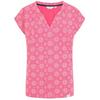 Lazy Jacks Womens/Ladies Geometric Floral V Neck T-Shirt