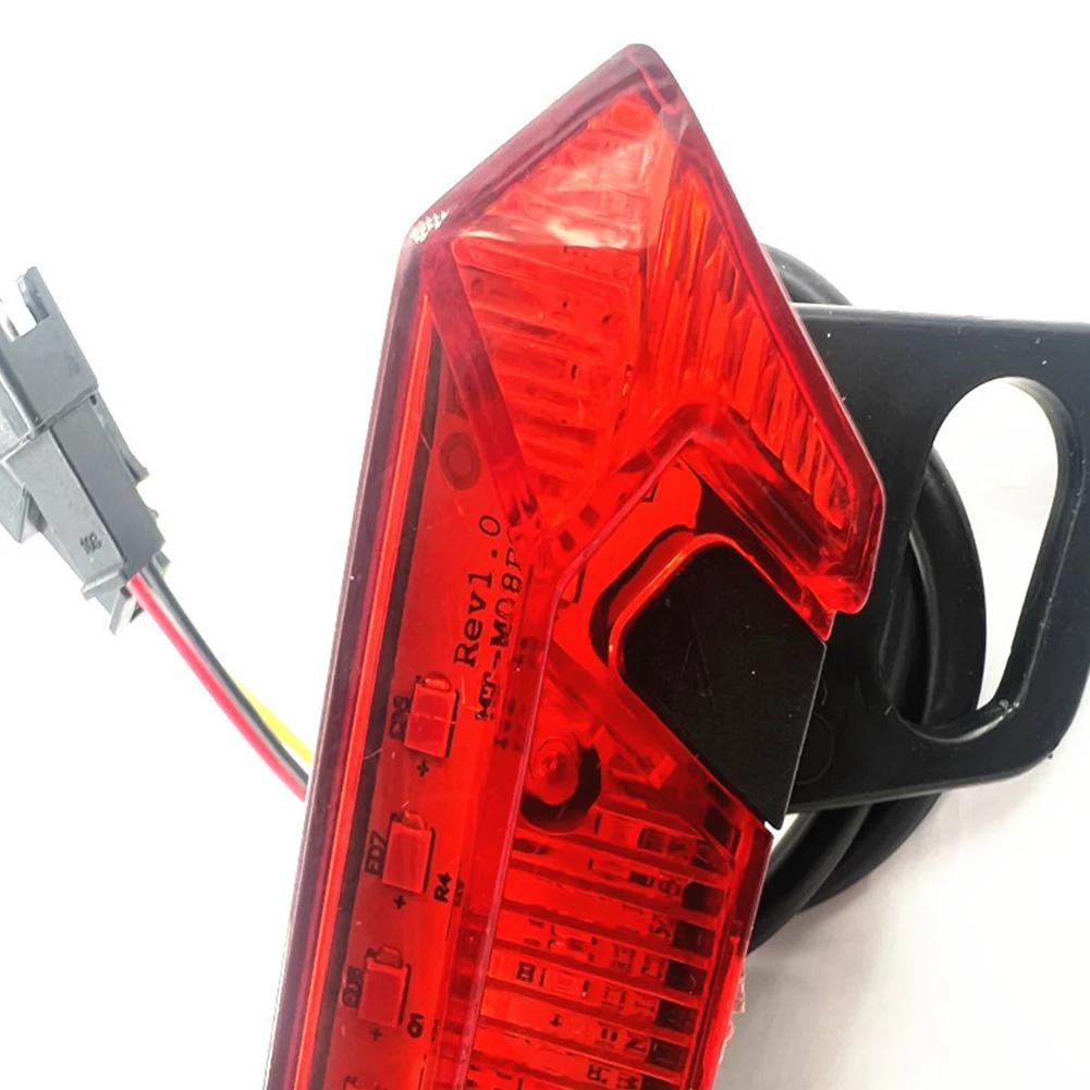Ultra Bright LED Electric Bicycle Rear Light Waterproof Flash Light Electric Bike Warning Light Safety Warning Bicycle Lights