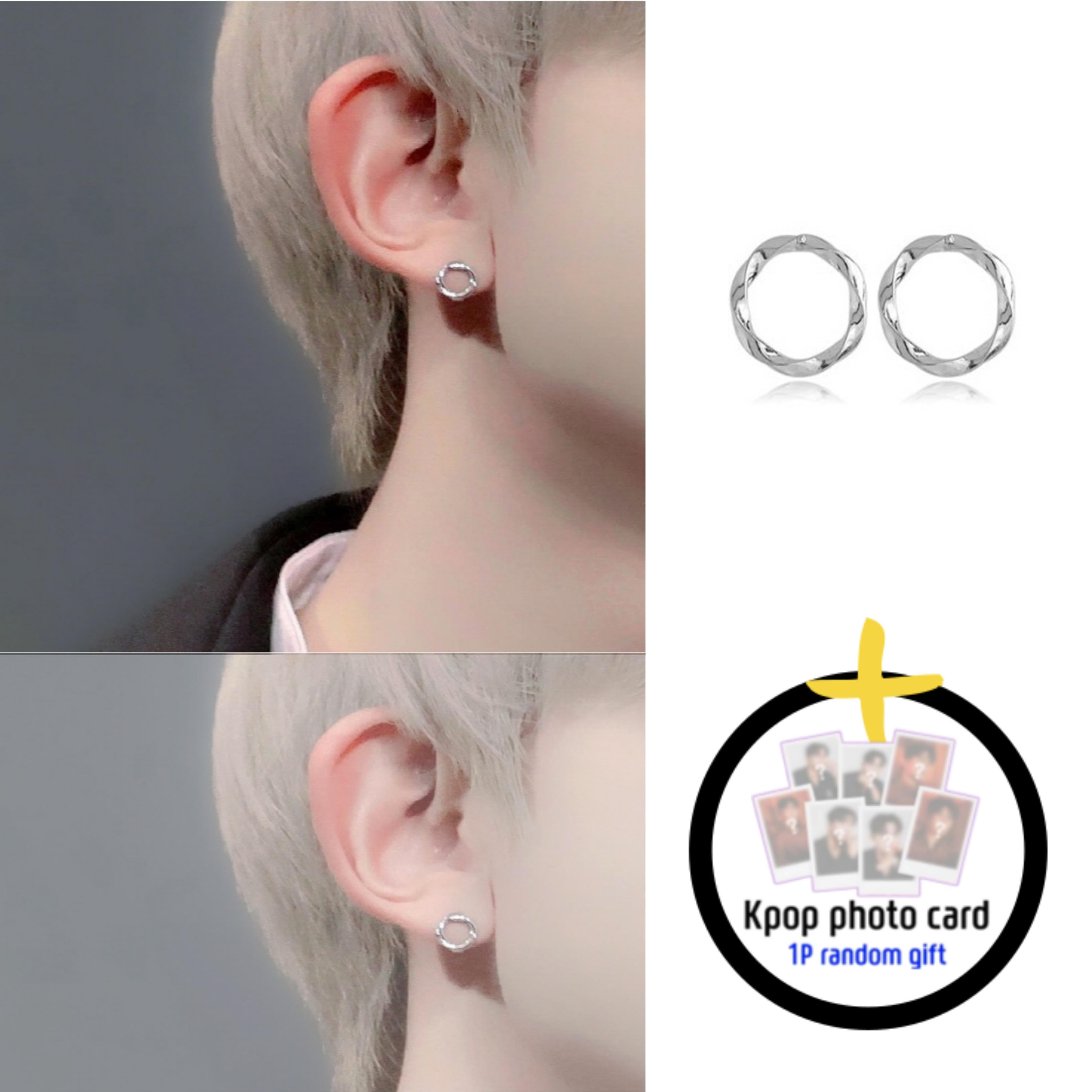 

Современные круглые серебряные серьги