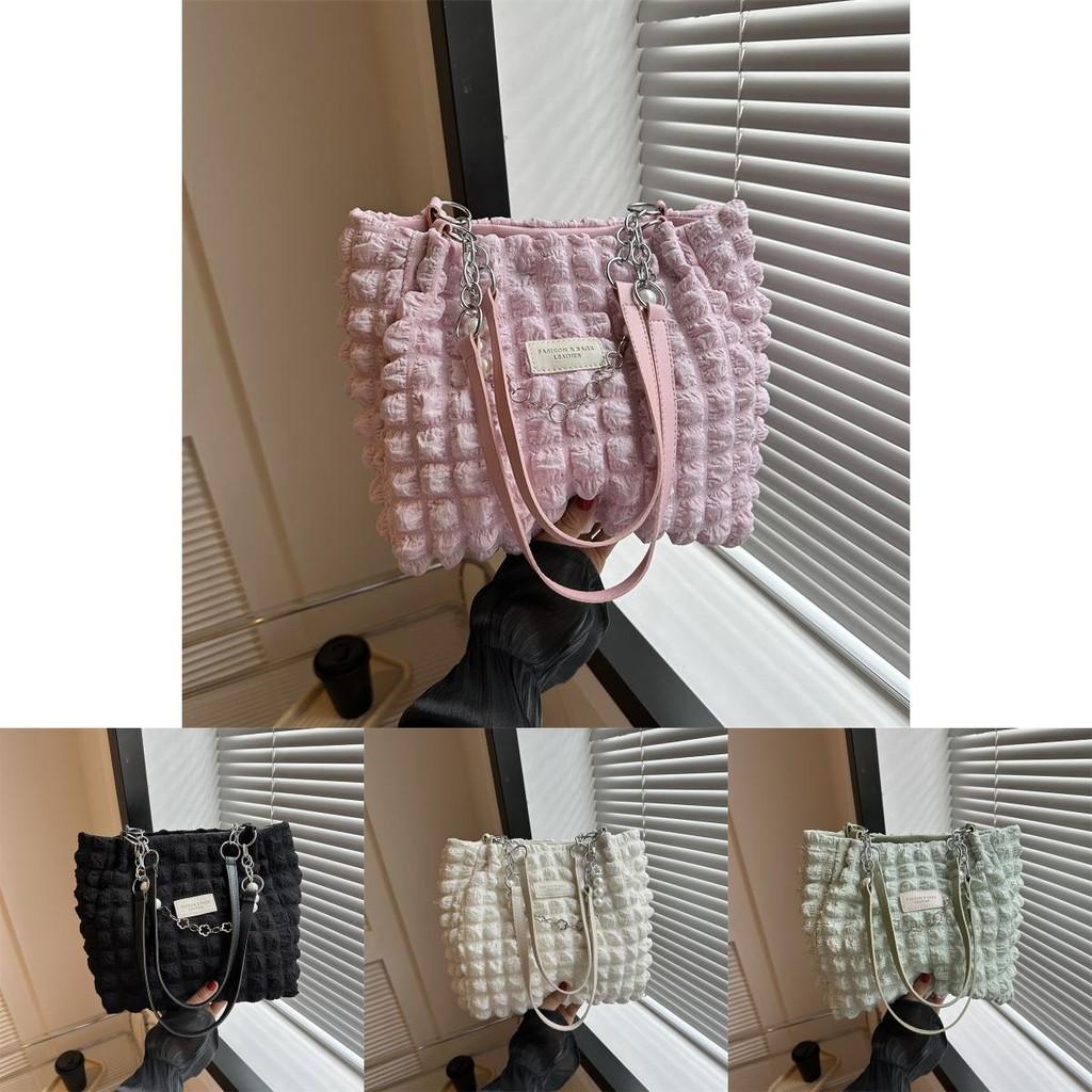 Trendy And Minimalist Tote Bag For Women With Retro Design And Large Capacity