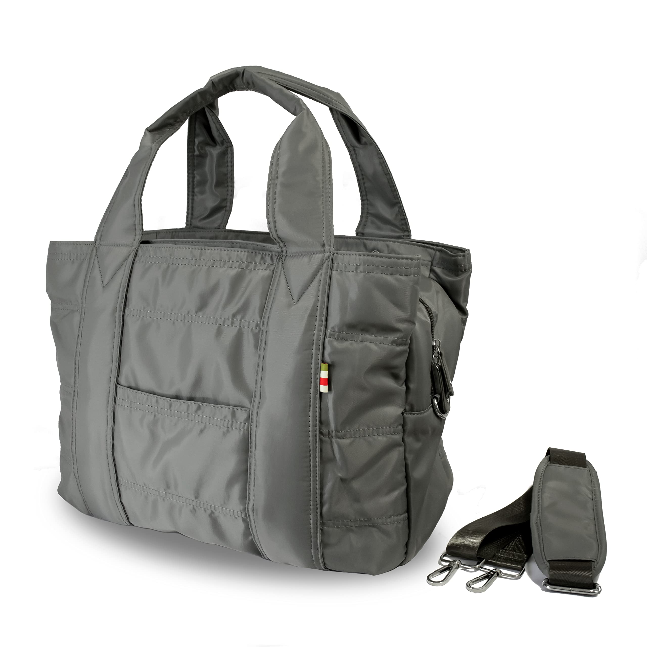 

Рабочая нейлоновая сумка-тоут с плечевым ремнем для мамы, большая, Япония [Encore] любимая мамами, высококачественная Сумка высокого класса, вместительная , мамина