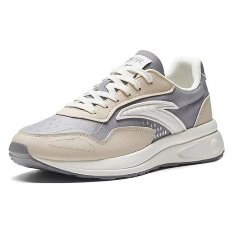 Anta Smileyworld X  Heritage 80 Lightweight Breathable Low-Top Casual Shoes Men sneakers Gray White 112328871-8