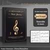 Cartella Trasparente A4 per Spartiti Musicali - Pagine Fisse & Clip Estraibile