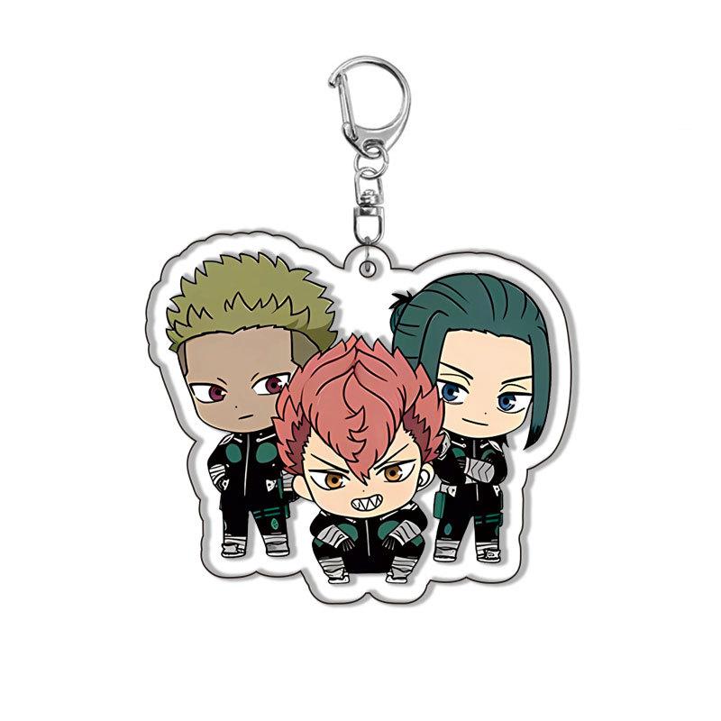 Monster 8 Acrylic Keychain Kafka Hibino Narumi Gen Ashiro Mina Anime Key Holder Pendant Accessory for Fans Collection Present