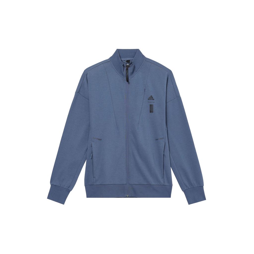 Adidas Adizero Track Stand-Up Collar Jacket Men Outerwear Cerulean HE5127