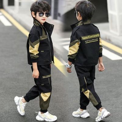 Tracksuit Boy Sets Children Boys Jacket Pants Kids