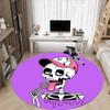 1pc Skelton Candy Office Round Area Rug, Under Office Chairs Bedroom Living Room Home Decor, Room Deco, Available in Various Sizes