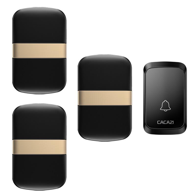 Long-Range Wireless Smart Doorbell with Remote Control and Elderly Call Button