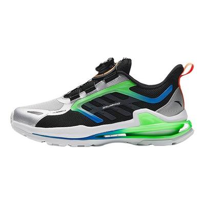 Stubborn Core Wear-Resistant Low-Top Kids Running Shoes Kids Running Shoes Black White Teal 312335560-2
