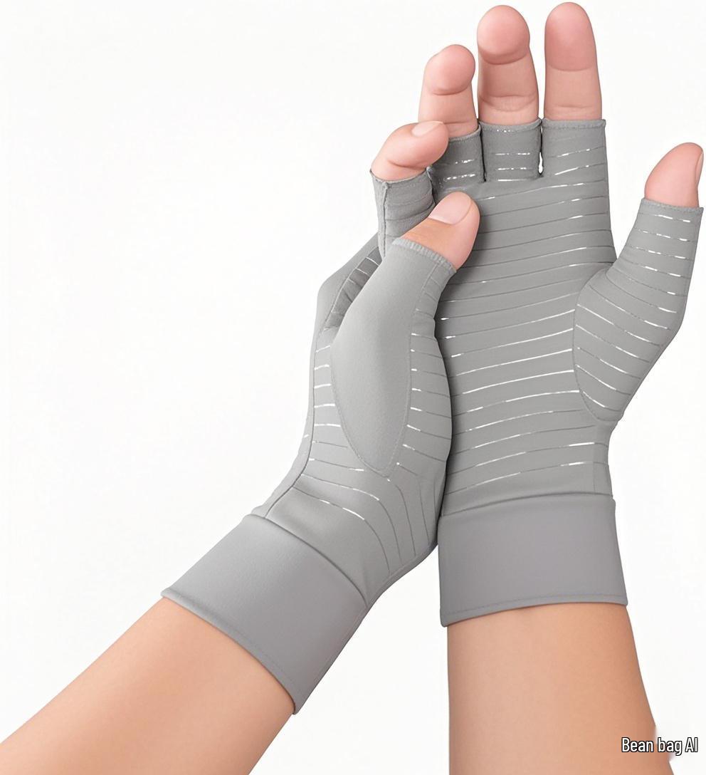 

Медные волокна, полупальцевые перчатки для велоспорта и альпинизма (От 100 до 300 пар) XL светло-серый