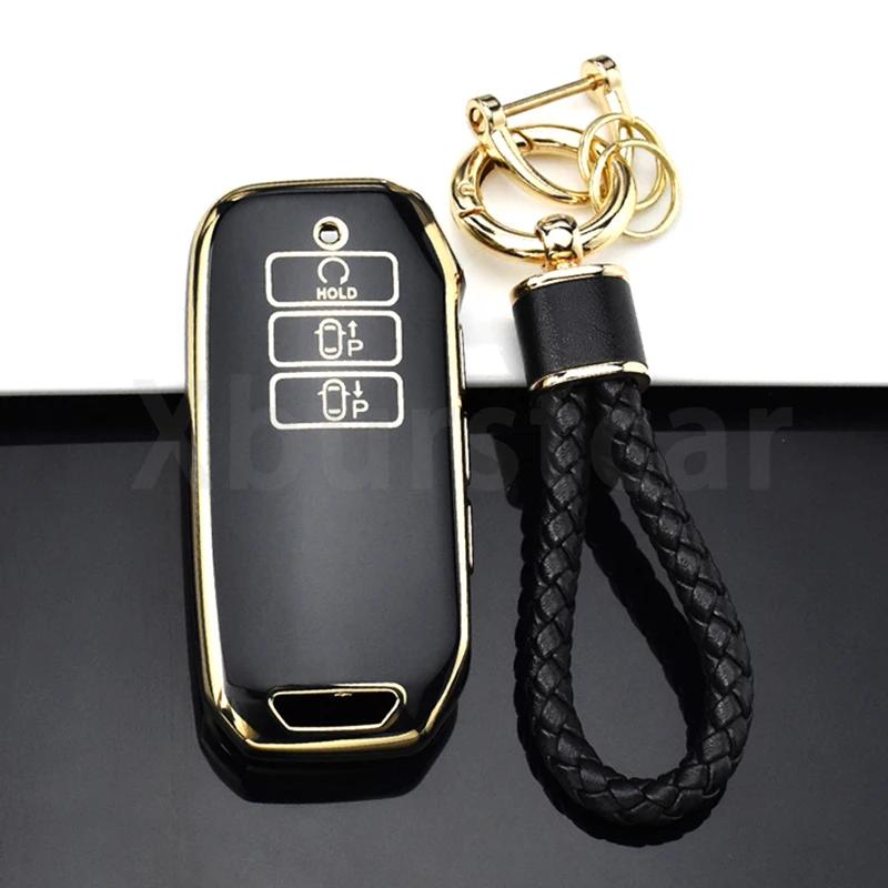 Soft Tpu 7 Buttons Car Remote Key Case Cover For Kia Sorento Mq4 Key High Quality Shell Fob Holder Protector