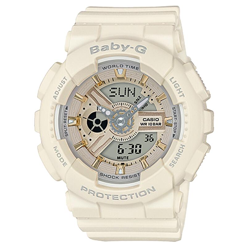 Женские спортивные часы CASIO BABY-G с двойным дисплеем