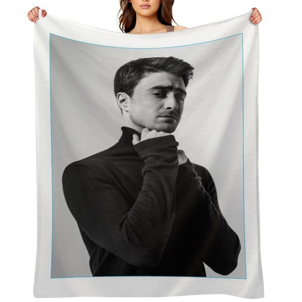 Young Daniel Radcliffe Throw Blanket funny gift Sofa Quilt Beach Retros Blankets