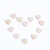 50Pcs Natural Wood Spacer Loose Beads Love Heart Shape DIY Jewelry Findings