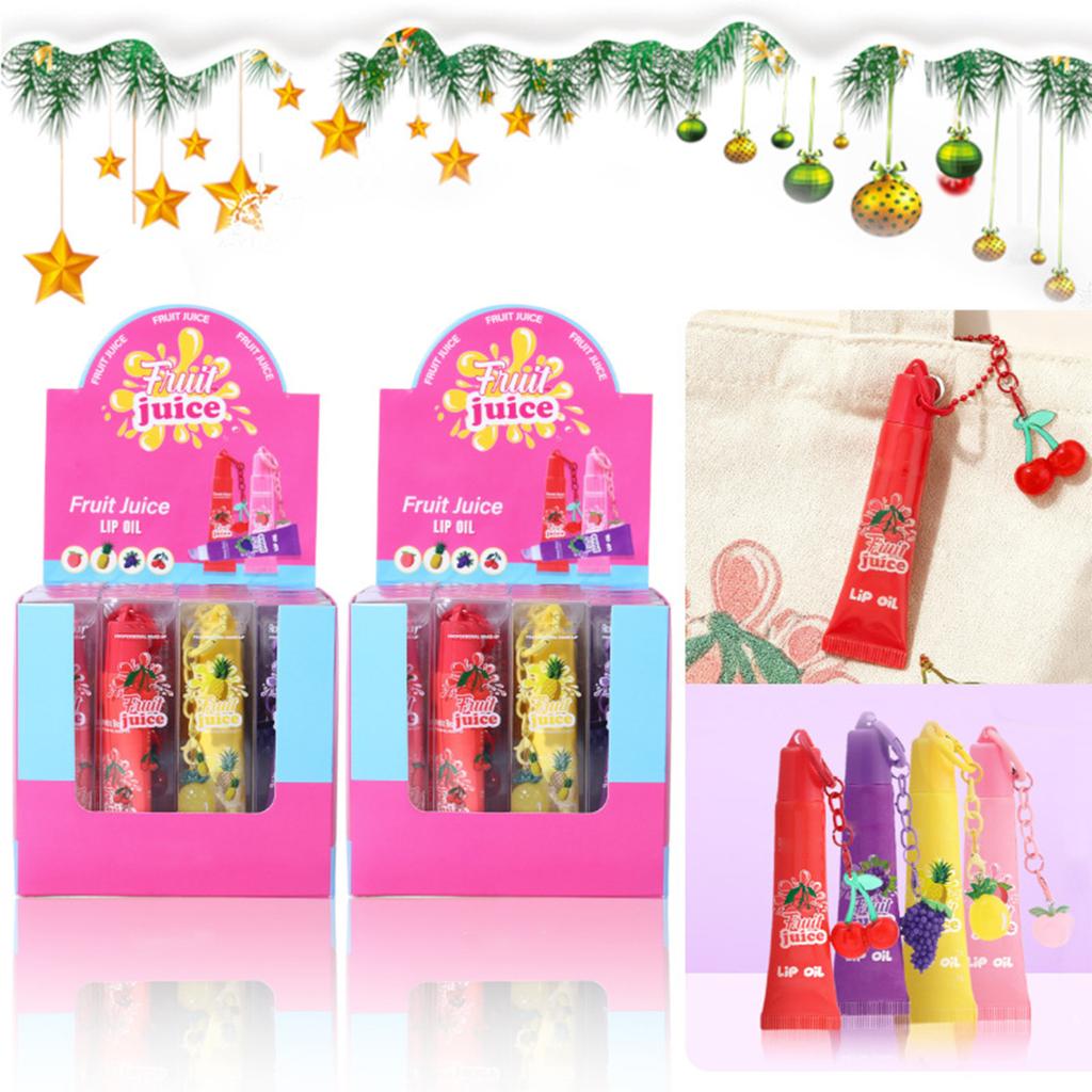 Fruit Flavor Lip Oil for Women, Hydrating Balm with Soothing Glossy Finish - 1 Piece