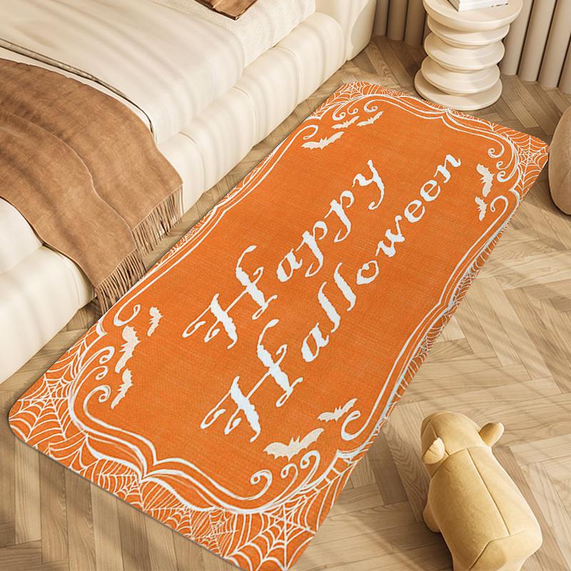 

Happy Halloween Foot Mat Outdoor Entrance Doormat Useful Things For Home Rug For Bedroom Bathroom Living Room Floor Carpet 40x60cm(16x24in)