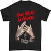 Fashion New Boyfriend Highstreet Cool Anuel AA Real Hasta La Muerte Fashion Women's T-shirt Top Black Round Neck