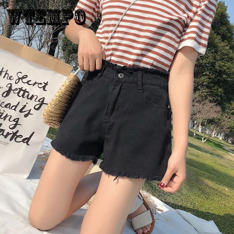 Women Show Thin Loose Shorts Denim Shorts Women Summer High Waist Denim Shorts