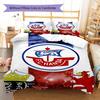 FC Hansa Rostock Pattern Bedding,Quilt Set Quilt Cover Pillowcase Home Birthday Gift (1 * duvet cover + 2 * pillowcase, without core)