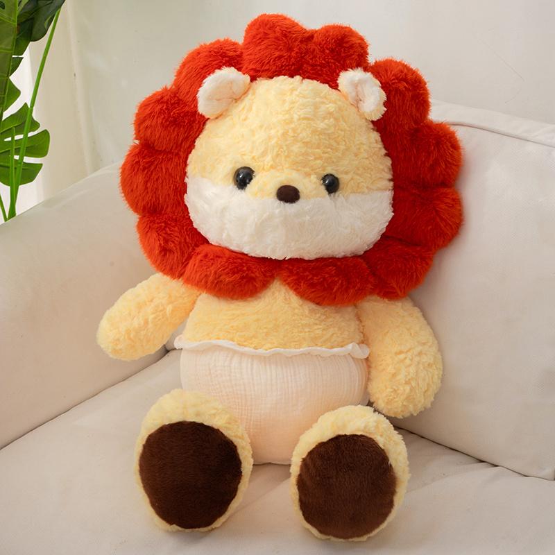 30/50/80cm Adorable Plush Toy Animal Creative Huggable Pillow Stuffed Cushion Gentle Doll Girls Holiday Present Cute And Charming Room Decor