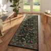 Bohemian Wildlife Runner Rug Leopard Flamingo Deer Animal Print Carpet Retro Floral Floormat for Living Room Bedroom Hallway