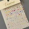 Colorful Dopamine Star Heart Nail Sticker Self-Adhesive Nail Diamond Sticker Decals Y2K Summer Manicure Makeup Decorations