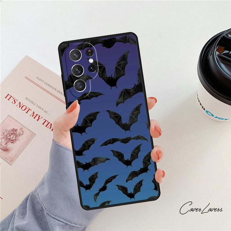 Vampire Bat Phone Case For Samsung Galaxy S24 S25 S23 S22 Ultra Note 10 20 Plus S20 S21 FE Cover