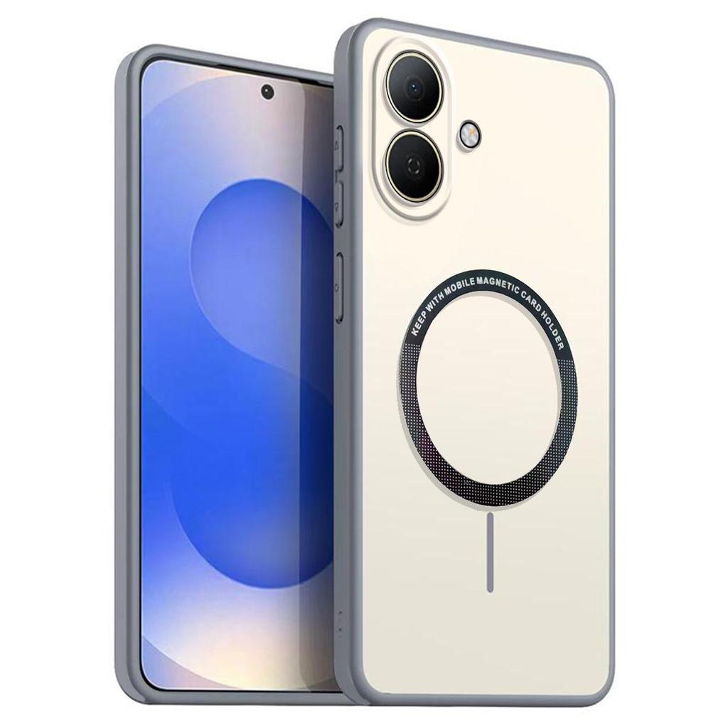 Frosted Semi Clear Magnetic Phone Case for TECNO SPARK Go 2 Soft TPU Cover