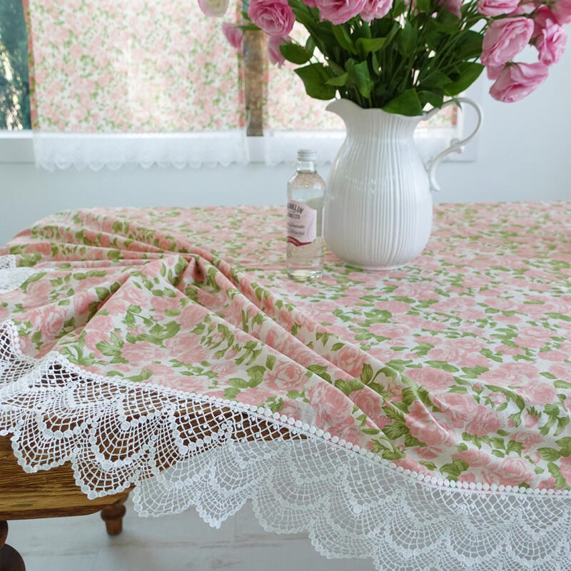 Jenny Rose French Lace 6-person Tablecloth/Dinning Tablecloth 130x210 Violet