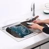 Stainless steel drainage rack retractable kitchen storage rack sink fruit and vegetable basket  household dishwashing rack