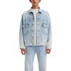 Levis Solid Color Button-Down Long Sleeve Denim Jacket Men Jackets Blue 21261-0026