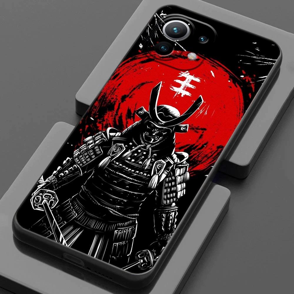 Samurai Ghost Hannya Ukiyo-E Mask For Xiaomi 15 Ultra 11T 13T 14T Pro 11 Phone Case Mi POCO X7 M7 F7 Pro F5 F6 M6 X3 X5 X6 Cover