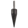 Wood Splitter Drill High Carbon Steel Firewood Splitting Log Bit for Household Round Shank