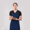 Apron with yoke-adjustable with pockets, kitchen aprons family, apron for Chef, Catering, bakery, work clothes for hairdresser