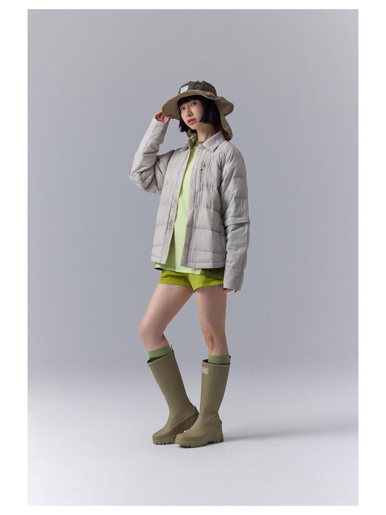 Winter Clearance: Unisex Lightweight Down Jacket with Detachable Sleeves (Y5272)