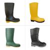 PVC Steel Toe Anti-Slip Safety Boots: Smash, Puncture, Static Resistant, Acid & Alkali Proof, High-Top Protective Work Wear.