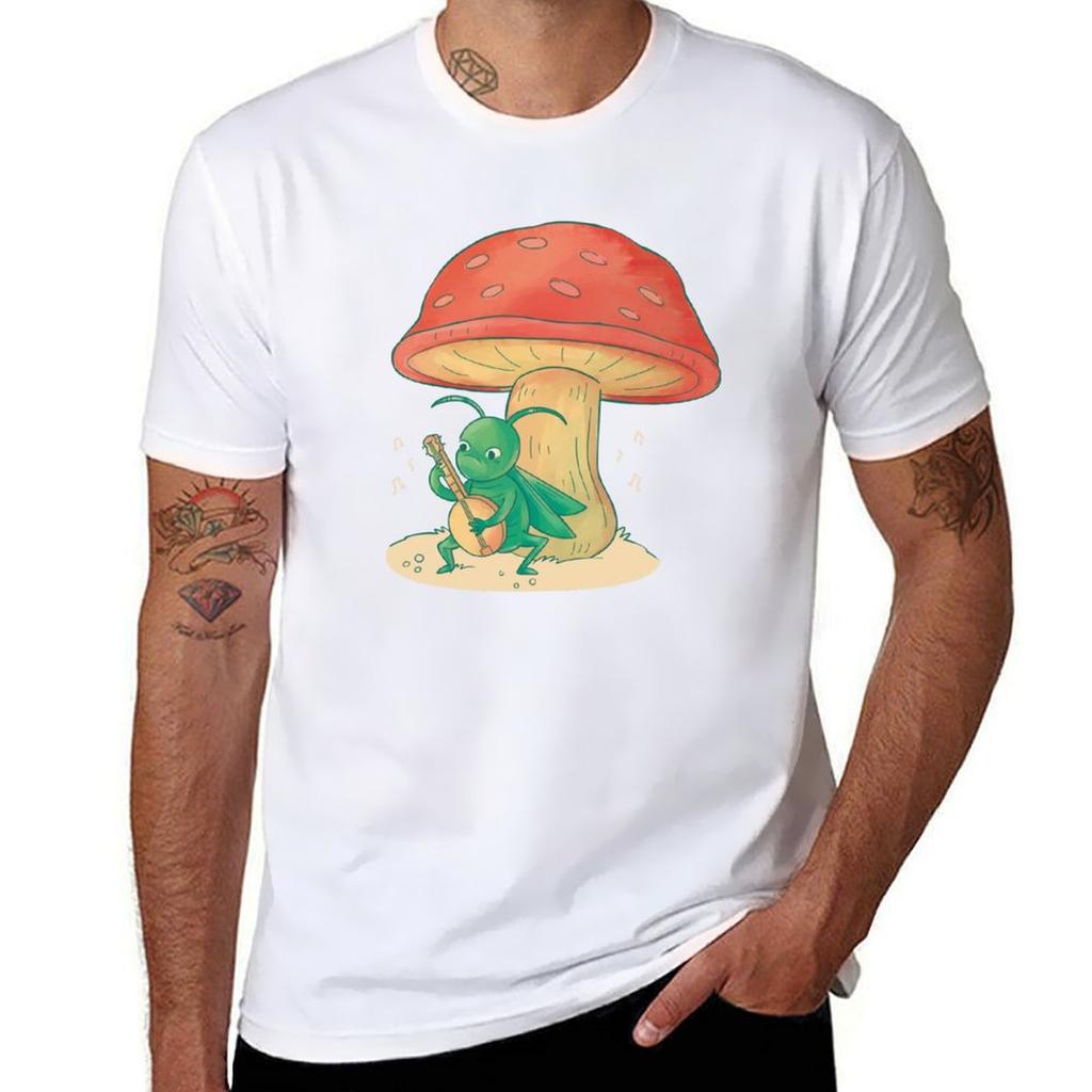 Grasshopper Toadstool TShirt Outdoor Sports Lightweight Tee