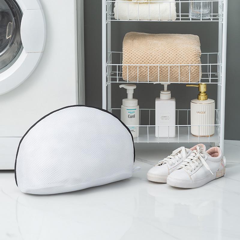 Printable Logo Shoe Wash and Care Bag - Large, Machine Washable Storage