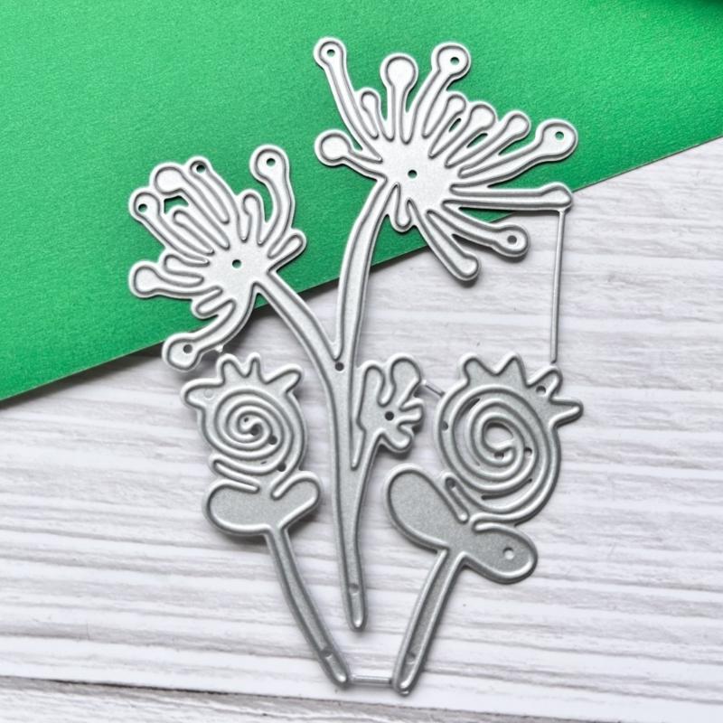 Flower Embossing Die Cuts for Birthday Card Making DIY Craft Scrapbooking
