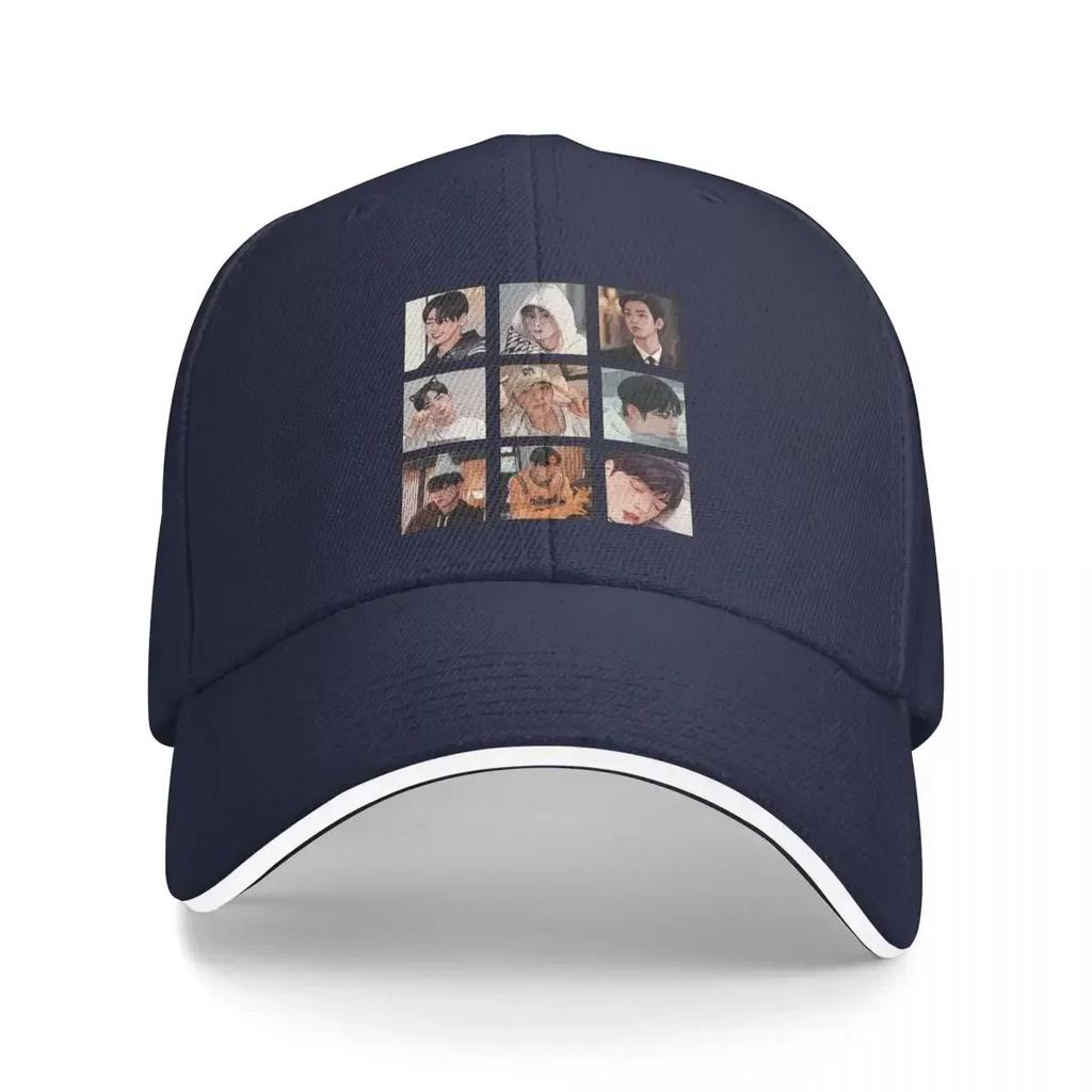 Cha Eunwoo Cartoonized Merchandise Baseball Cap Fashion Hip Hop Hats Spring Men Adult Outdoor Sports Baseball Caps