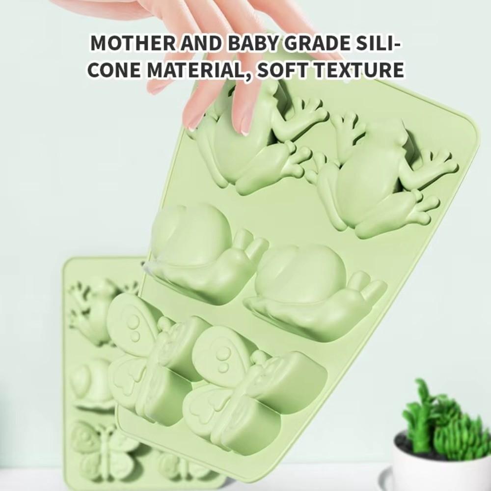 No-Stick Silicone Molds 6 Cavities Dinosaur Molds Durable Baking Molds  Baking Dessert