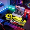 Custom Name Personalized Borussia Dortmund Pattern Mousepad, Laptop PC Desk Mat, Decorative Desk Mat for Home Keyboard Pad Gift
