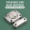 1Pc Home Security Latch Rotate Bolt Latch Gate Latches Door Slide Lock Twist Rotating Barrel Lock Fit For Bathroom Toilet Door Lock