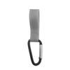 Metal Carabiner Stroller Hook with Nylon Velcro for Mummy Bags