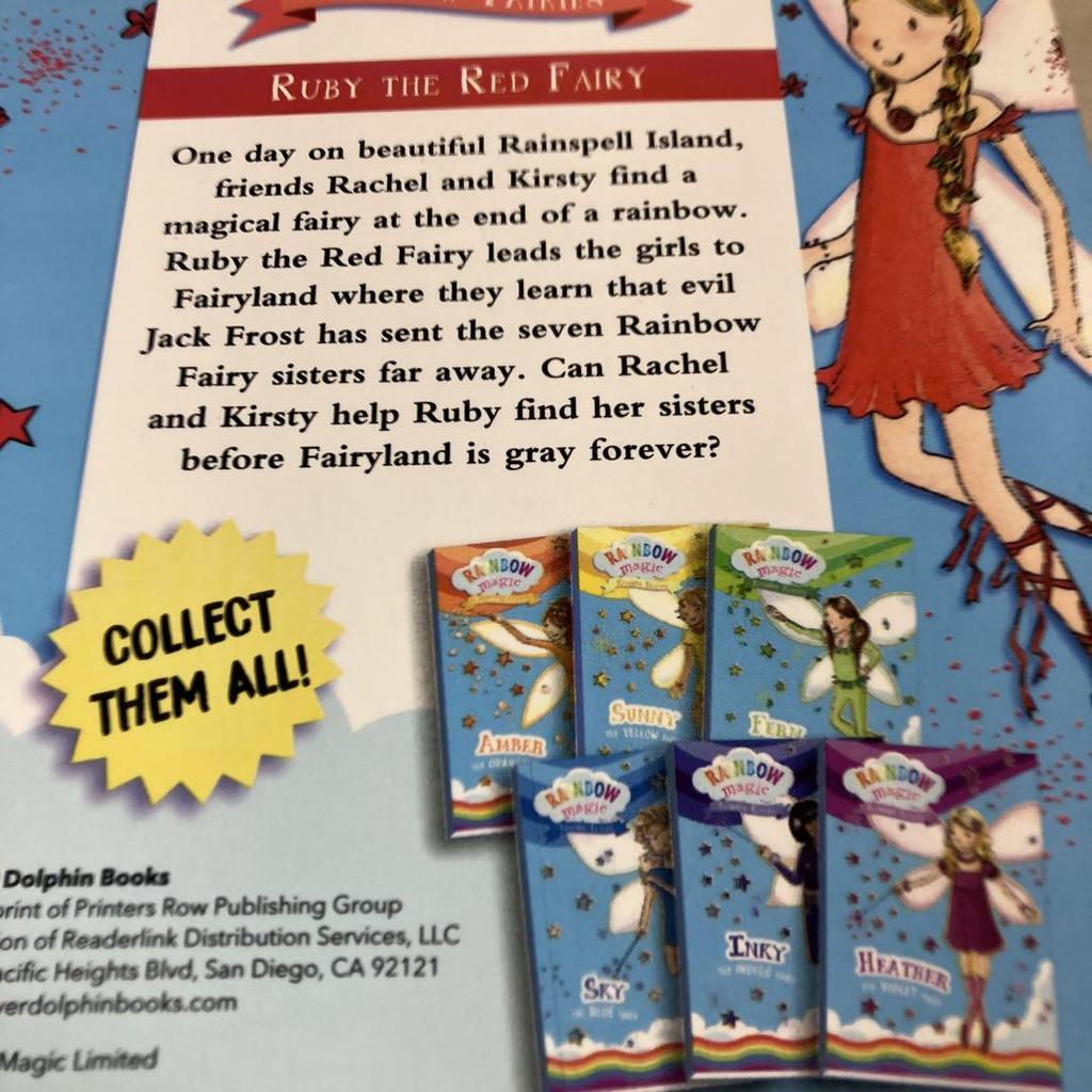 [USED] RAINBOW magic-RAINBOW FAIRIES 6-book Set