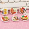 DIY Mini Dim Sum Platter, Fairy Garden Ornaments, Miniature Landscape Decors for Dollhouses